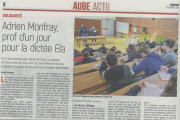 Adrien Monfray prof D'un jour